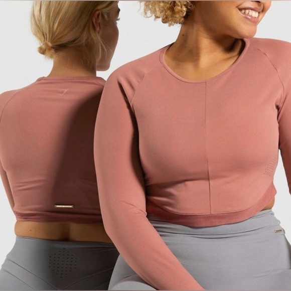 NWT Gymshark x Whitney Simmons V1 Long Sleeve Moab Long Sleeve Crop Top - Picture 2 of 15